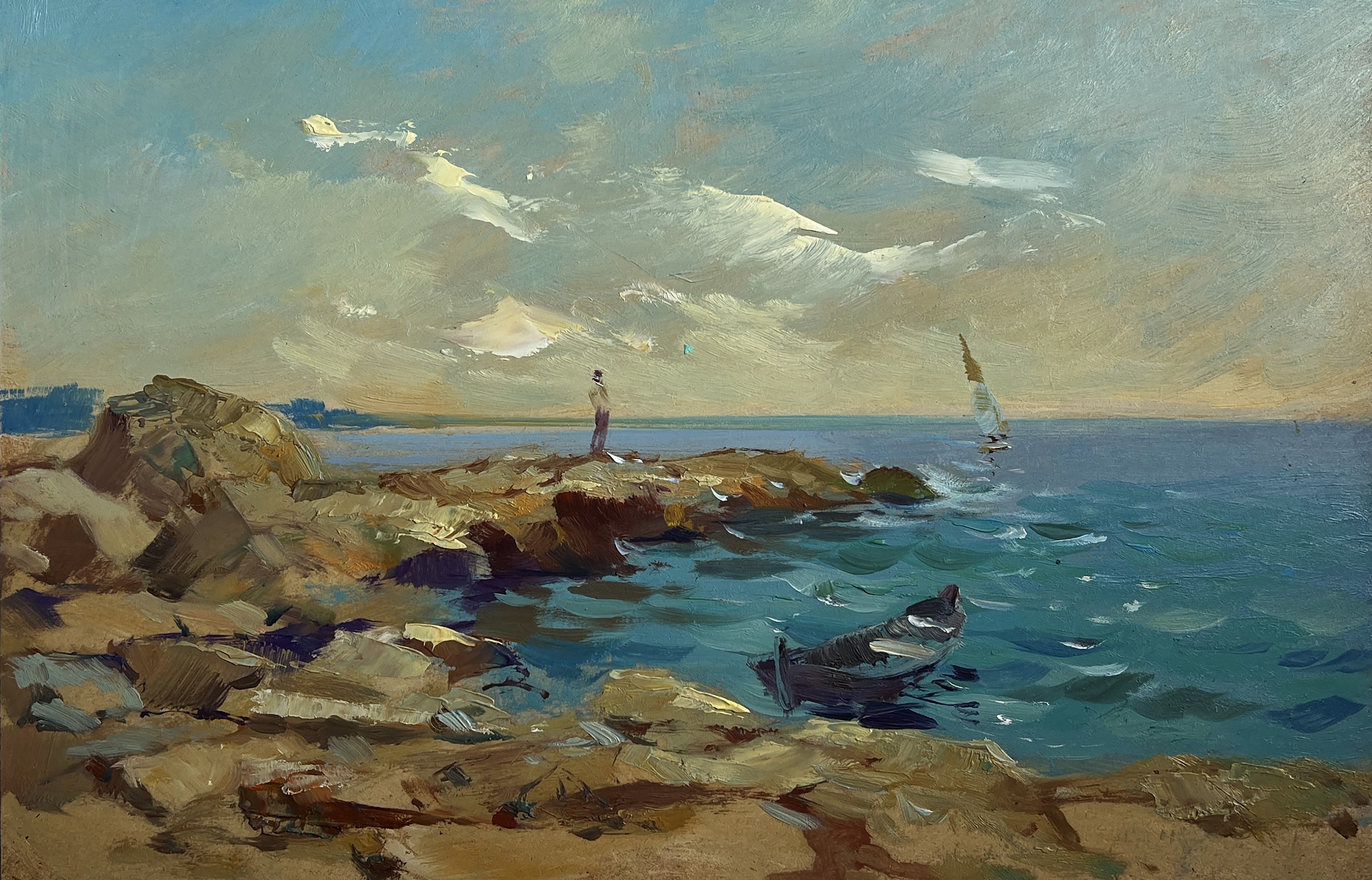 Suprunchuk Yuriy, Admire the sunset at sea Suprunchuk Yuriy, Admire the sunset at sea