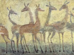 Painting, Trepidation in the Wild, Davit Arstamyan