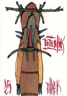 Zeichnungen, Masque totemic #8, Tarek