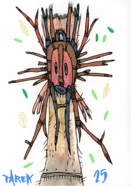 Zeichnungen, Masque totemic #7, Tarek