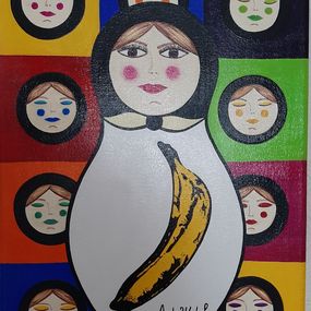 Gemälde, Quand ma matrioshka rencontre Warhol, Fridouch'ka
