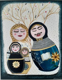 Gemälde, Matrioshka 's family, Fridouch'ka