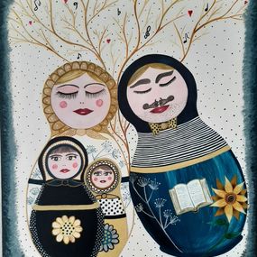 Gemälde, Matrioshka 's family, Fridouch'ka
