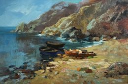 Gemälde, Dream of the sea and mountains, Suprunchuk Yuriy