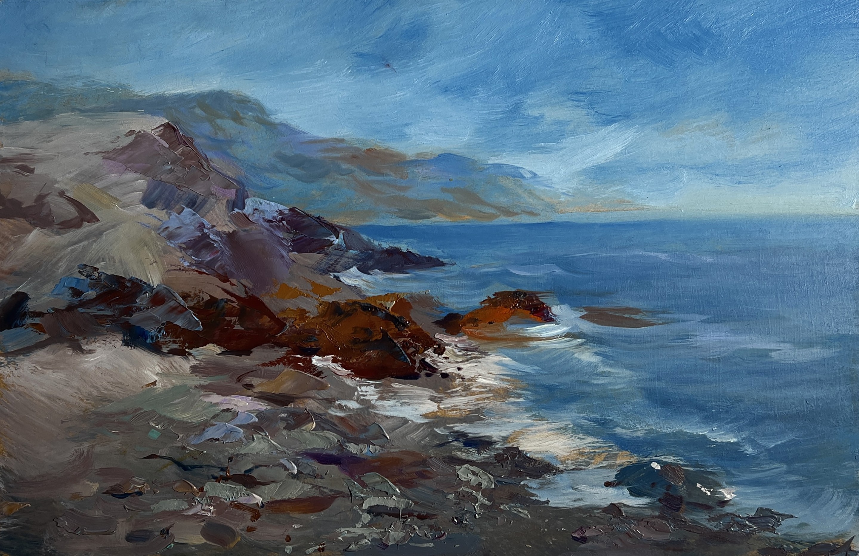 Suprunchuk Yuriy, Sea waves are beating against the shore Suprunchuk Yuriy, Sea waves are beating against the shore