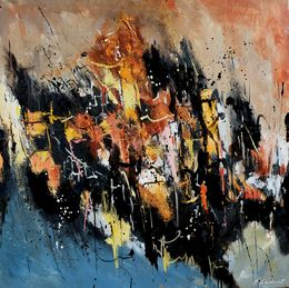 Painting, At dusk, Pol Ledent