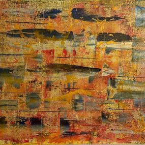 Gemälde, Blood in the water, Hydenothingart by Steven J Hyd