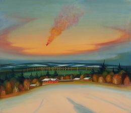 Peinture, Red Asteroid, Jaroslav Valecka