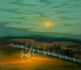 Peinture, Moon, Jaroslav Valecka