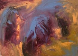 Peinture, The Blue Horse, Gal Rosenberg