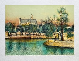 Print, Saint-Gervais, Paris, Jean Carzou