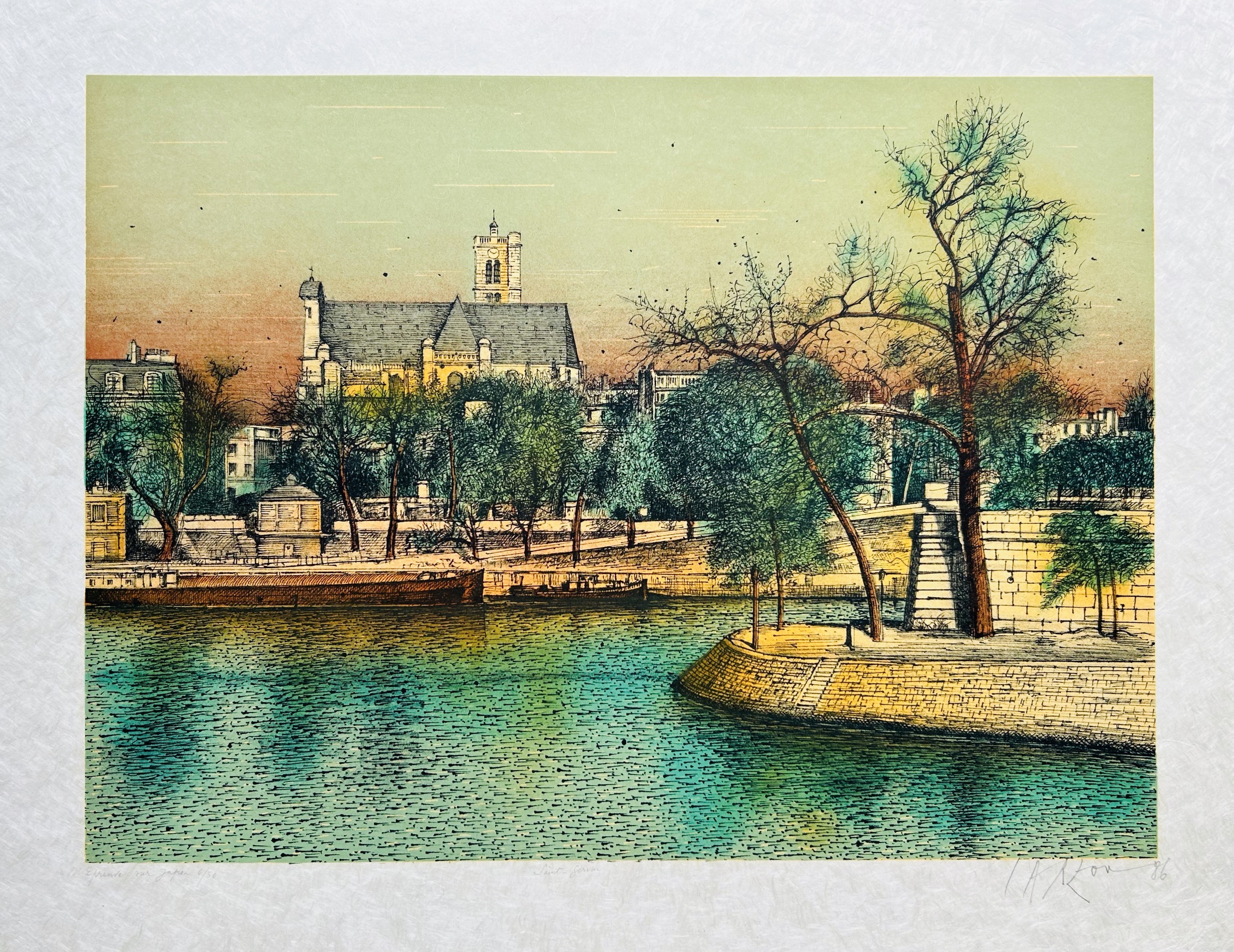 Jean Carzou, Saint-Gervais, Paris Jean Carzou, Saint-Gervais, Paris