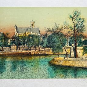 Print, Saint-Gervais, Paris, Jean Carzou