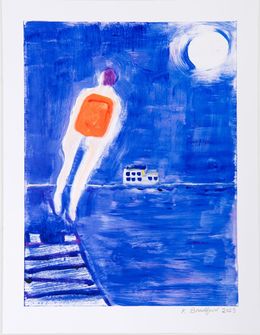 Drucke, Dock Diver XII, Katherine Bradford