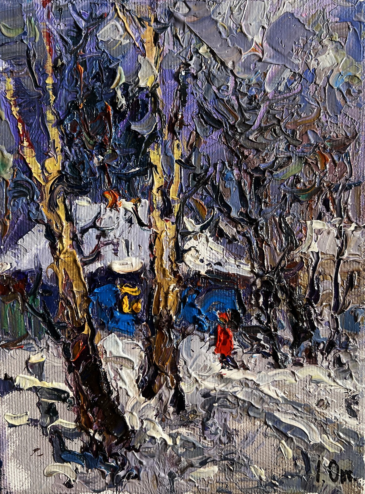 Oksana Ivanyuk, The winter night came quickly Oksana Ivanyuk, The winter night came quickly