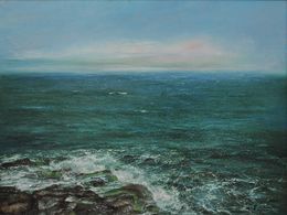 Peinture, By the rocks, Foti Fotev