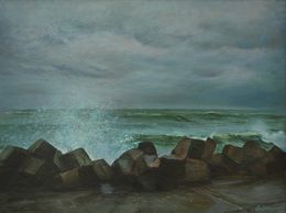 Peinture, The Hour of the Storm, Foti Fotev