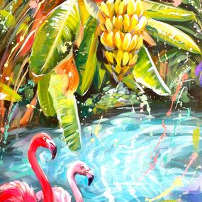 Gemälde, Banana Jungle, Yasna Godovanik