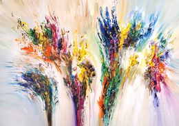 Gemälde, Joyful symphony XL 6, Peter Nottrott