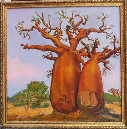 Peinture, Baobab, Madalena Zampassi