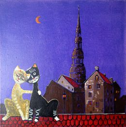 Gemälde, Riga Cats, Rakhmet Redzhepov (Ramzi)