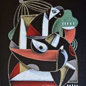 Gemälde, Petite Baigneuse (Variation), Jone Hopper