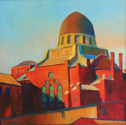 Peinture, Evening synagogue, Vladyslav Kazachenko
