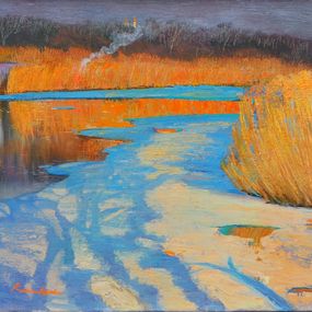 Painting, Early spring, Vladyslav Kazachenko