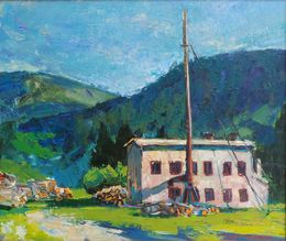 Peinture, Old boiler house, Vladyslav Kazachenko