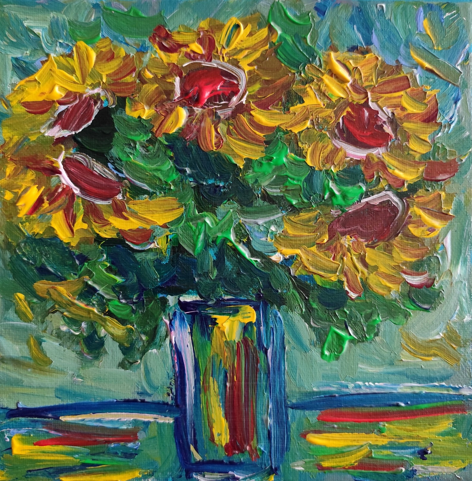 Natalya Mougenot, Sunny sunflowers Natalya Mougenot, Sunny sunflowers