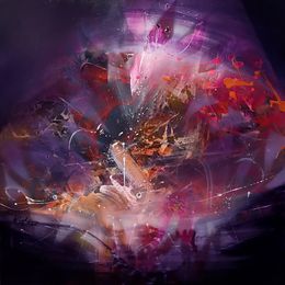 Painting, Nocturnal blossom, Ovidiu Kloska