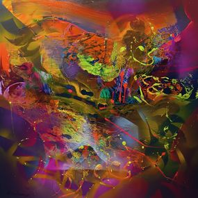 Peinture, Fantastic secret garden, Ovidiu Kloska