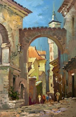 Gemälde, Old street of the city, Suprunchuk Yuriy