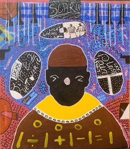 Gemälde, Time To Get Over It, Olumide Ajayi