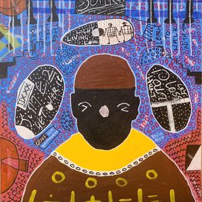 Gemälde, Time To Get Over It, Olumide Ajayi