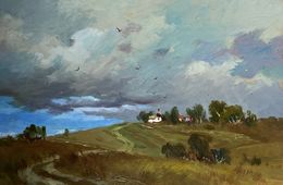 Painting, Covered with grey clouds, Suprunchuk Yuriy