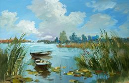 Gemälde, Summer cloudy weather, Suprunchuk Yuriy