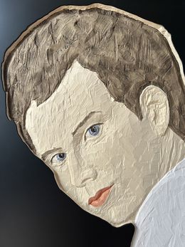 Print, Mann mit weissem Hemd, Stephan Balkenhol