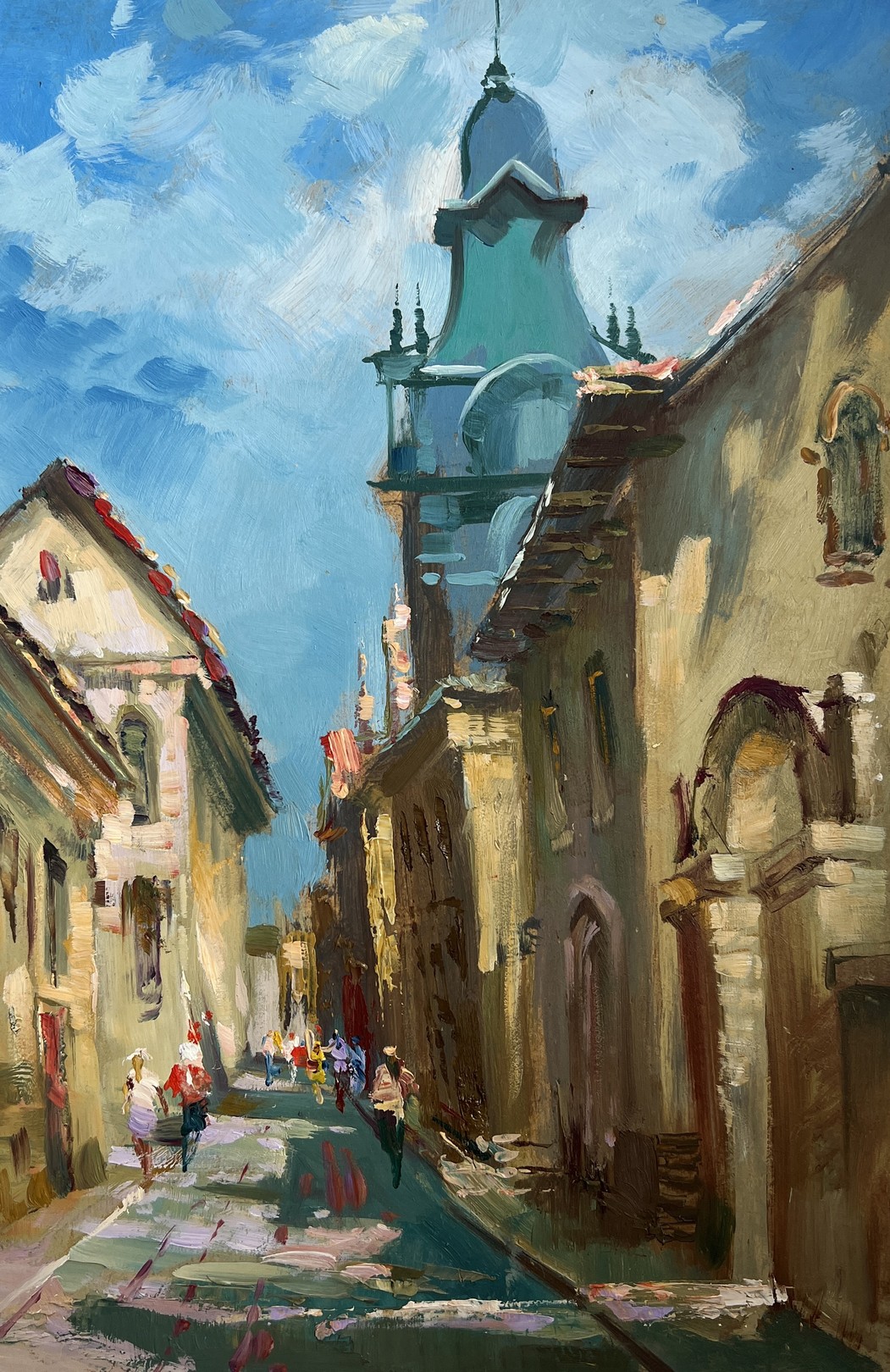 Suprunchuk Yuriy, People are walking down the street Suprunchuk Yuriy, People are walking down the street