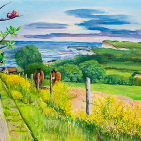 Peinture, Bord de mer, Philippe Maillebuau