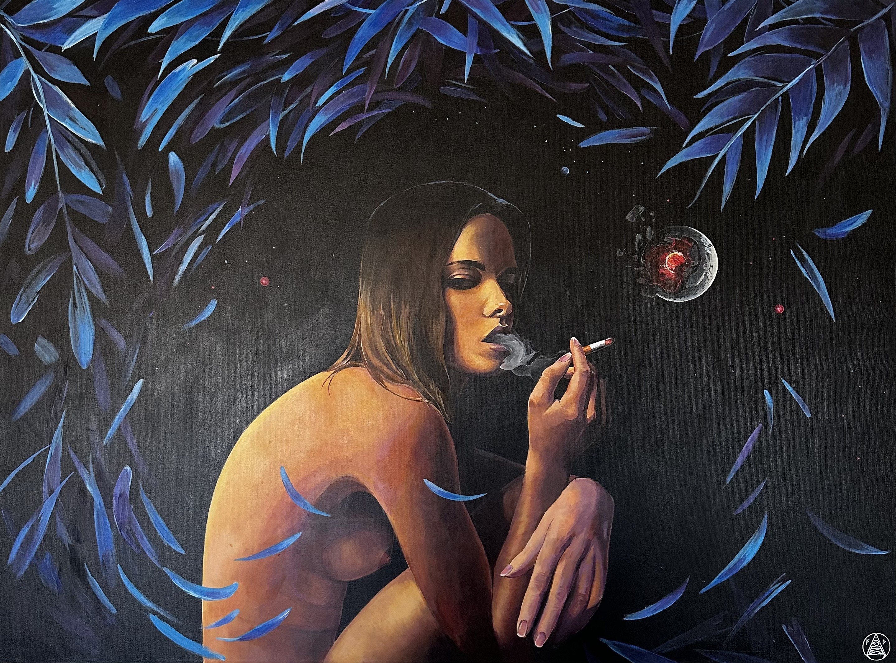Denys Dytyniuk, Girl with a cigarette Denys Dytyniuk, Girl with a cigarette