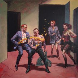 Gemälde, Watchmen (Truth Crush), Alexander Lufer