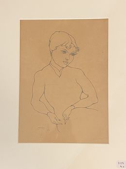 Fine Art Drawings, Portrait au crayon, Pierre Molinier