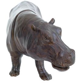 Sculpture, Grand hippopotame, Damien Colcombet