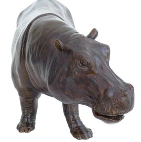 Skulpturen, Grand hippopotame, Damien Colcombet
