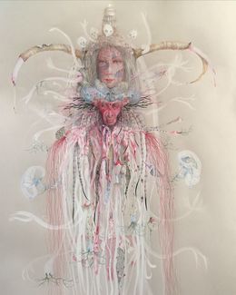 Fine Art Drawings, Le singe rouge, Hélène Lagnieu