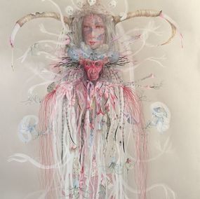 Fine Art Drawings, Le singe rouge, Hélène Lagnieu