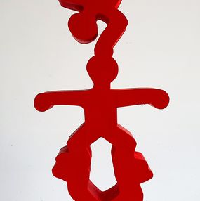 Sculpture, Red Totem Haring, SpyDDy