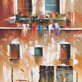 Gemälde, Lavanderia in Laguna, Jean-Michel Cavalli