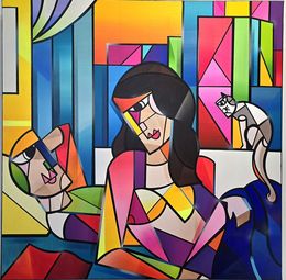 Painting, Romance à New-York, Julien Raynaud